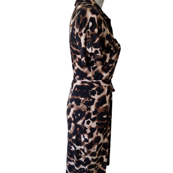 EN FOCUS STUDIO-Animal Print dress size 8 - Picture 2 of 8